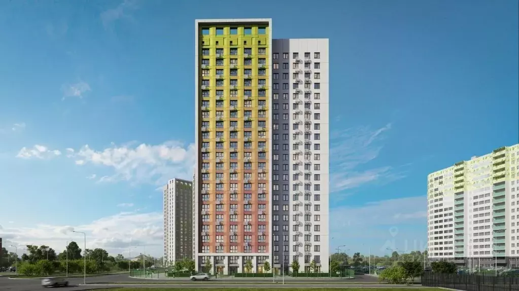 1-к кв. Нижегородская область, Нижний Новгород ул. Родионова (46.82 м) - Фото 2