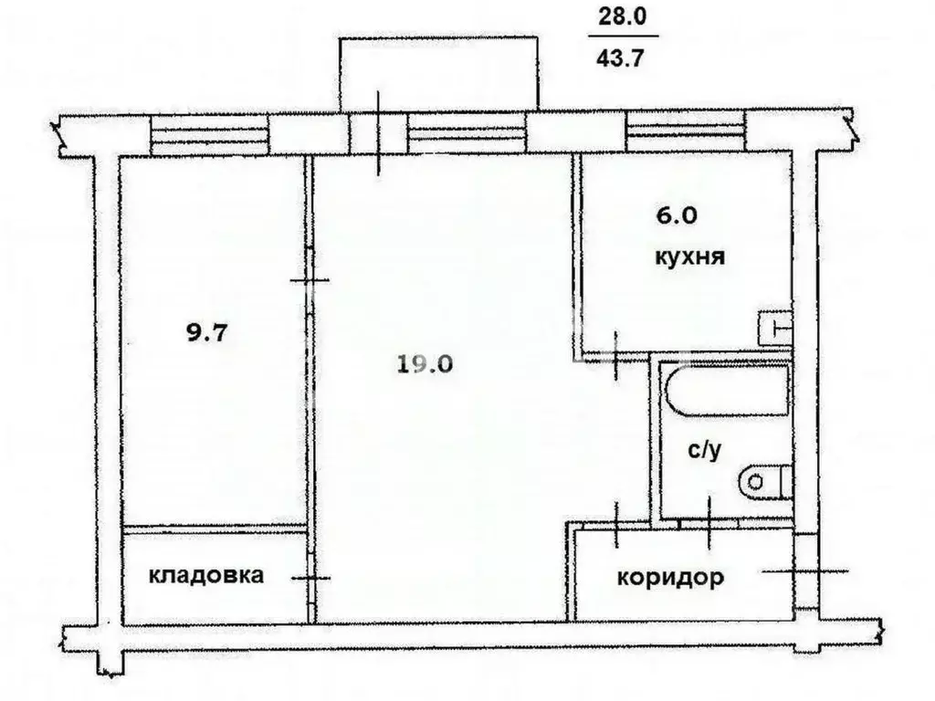 2-к кв. Челябинская область, Челябинск ул. Рылеева, 6 (43.0 м) - Фото 1
