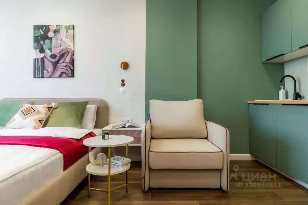 1-к кв. Нижегородская область, Нижний Новгород ул. Родионова, 136Б ... - Фото 2