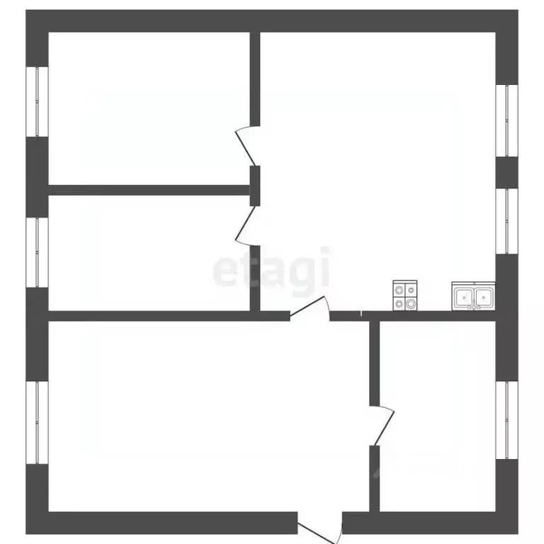 Дом в Нижегородская область, Выкса городской округ, Виля рп ул. 40 лет ... - Фото 1