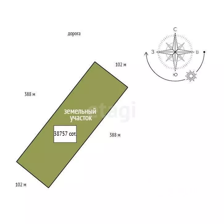 Участок в Красноярский край, Сосновоборск просп. Мира (38757.0 сот.) - Фото 2