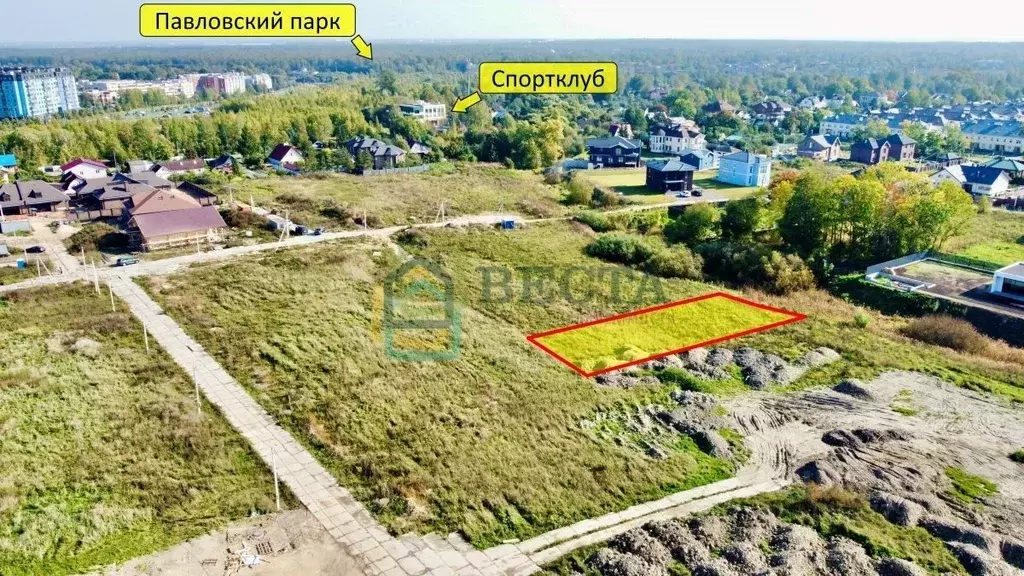 Участок в Санкт-Петербург, Санкт-Петербург, Пушкин ул. Камероновская ... - Фото 1