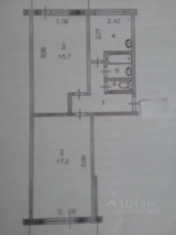 2-к кв. Иркутская область, Усть-Илимск ул. Романтиков, 11 (47.0 м) - Фото 1