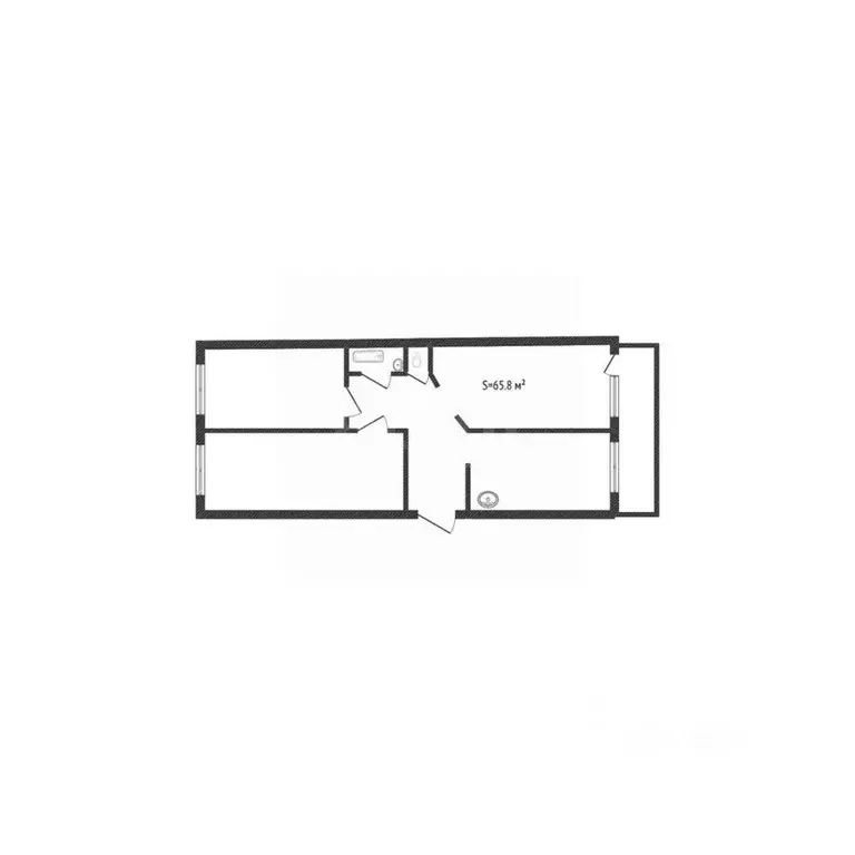 3-к кв. Алтайский край, Бийск ул. Михаила Ломоносова, 40 (65.8 м) - Фото 2