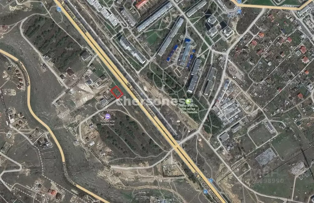 Участок в Севастополь пер. Генерала Мельника (10.0 сот.) - Фото 2