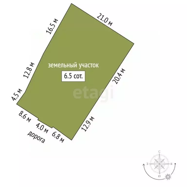 Участок в Мордовия, Саранск Советская ул. (10.0 сот.) - Фото 2