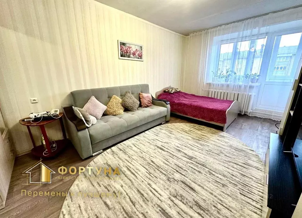 1-к кв. Нижегородская область, Бор пос. Октябрьский, ул. Победы, 14 ... - Фото 1