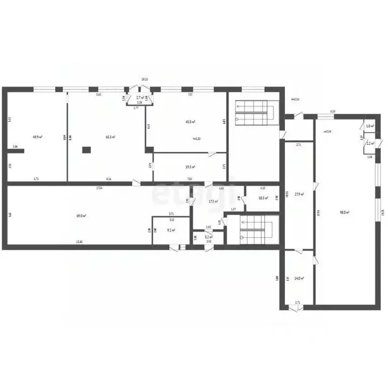 Помещение свободного назначения в Мордовия, Ромодановский район, с. ... - Фото 1