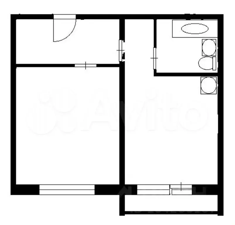 1-к. квартира, 45 м, 5/17 эт. - Фото 0