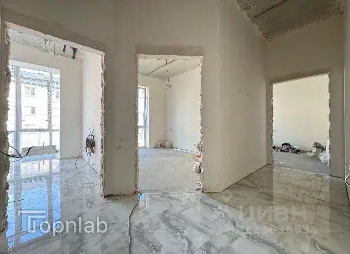 2-к кв. Кабардино-Балкария, Нальчик ул. Солнечная (61.44 м) - Фото 2