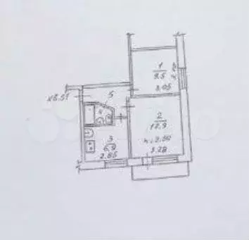 Аукцион: 2-к. квартира, 35,6 м, 2/5 эт. - Фото 0