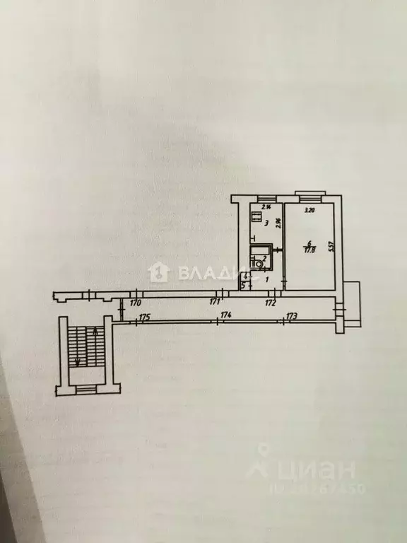 1-к кв. Калужская область, Калуга Окружная ул., 10 (29.9 м) - Фото 2