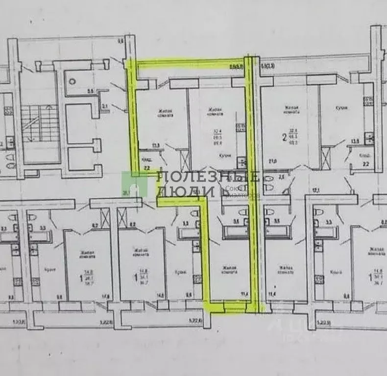 3-к кв. Кировская область, Киров ул. Шинников, 36 (70.0 м) - Фото 1