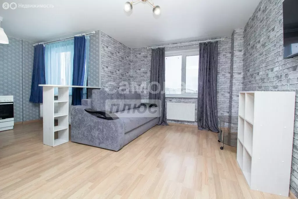 Квартира-студия: Ульяновск, микрорайон Новый Город, проспект Ливанова, ... - Фото 2