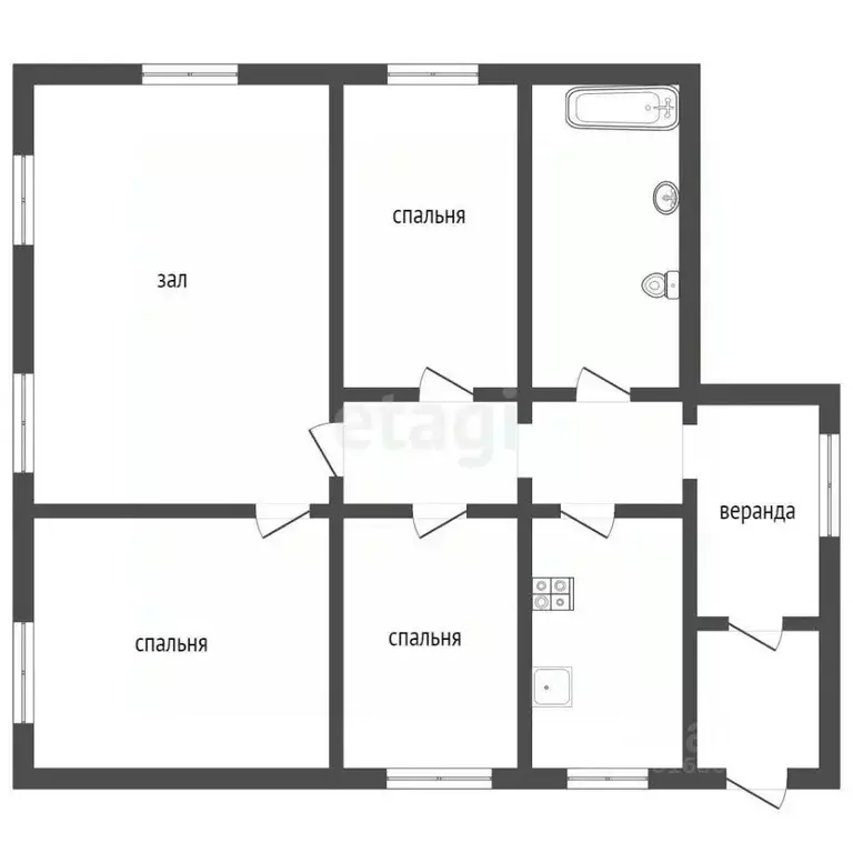 Дом в Саратовская область, Балашовский район, Хоперское муниципальное ... - Фото 2