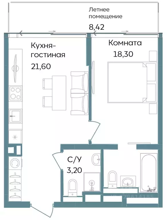 2-к кв. Крым, Саки ул. Морская (51.52 м) - Фото 0