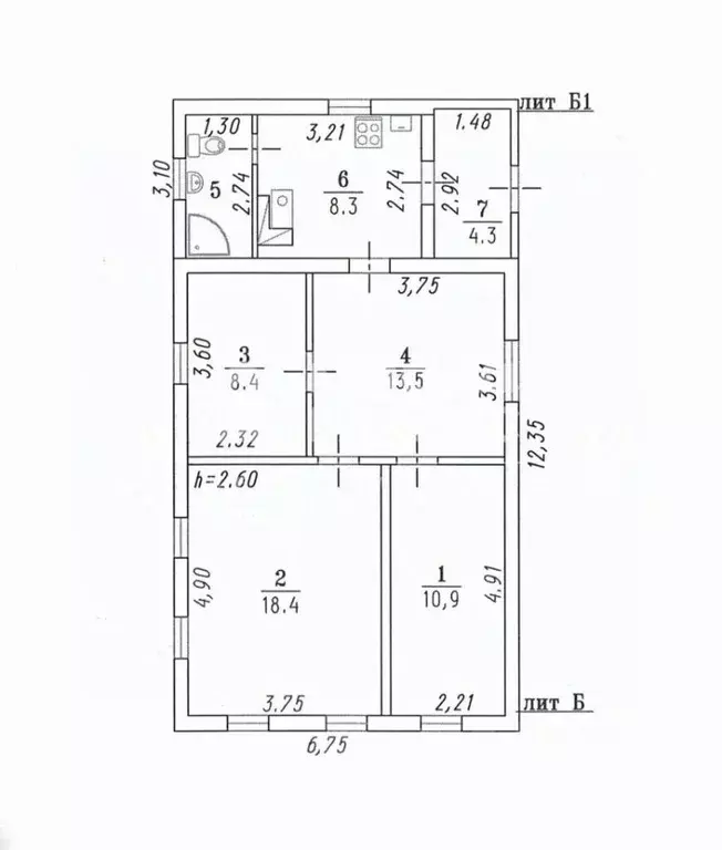Дом в Омская область, Омск ул. Энгельса (71 м) - Фото 2