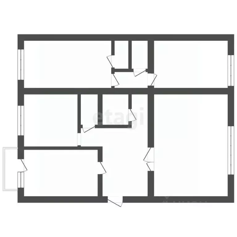 4-к кв. Иркутская область, Иркутск ул. Сурикова, 26 (88.6 м) - Фото 2