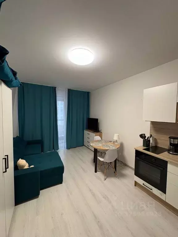 Студия Санкт-Петербург ул. Верхне-Каменская, 9к1 (25.0 м) - Фото 1