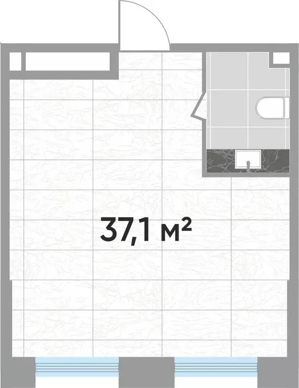 Офис в Москва Зорге 9 жилой комплекс, 9Ак6 (37 м) - Фото 2