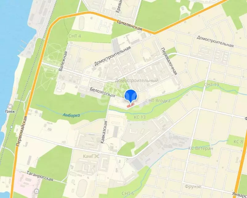 2-к кв. Пермский край, Пермь Белозерская ул., 30А (32.2 м) - Фото 1