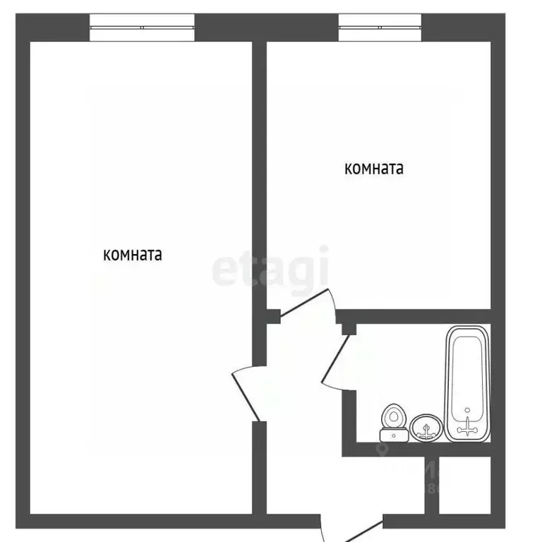Комната Ростовская область, Ростов-на-Дону ул. Штахановского, 14/1 ... - Фото 2