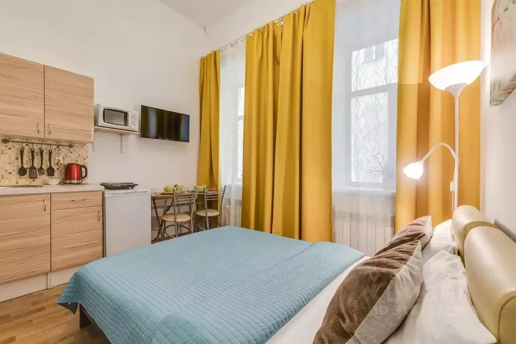 Студия Санкт-Петербург ул. Марата, 33 (16.0 м) - Фото 1