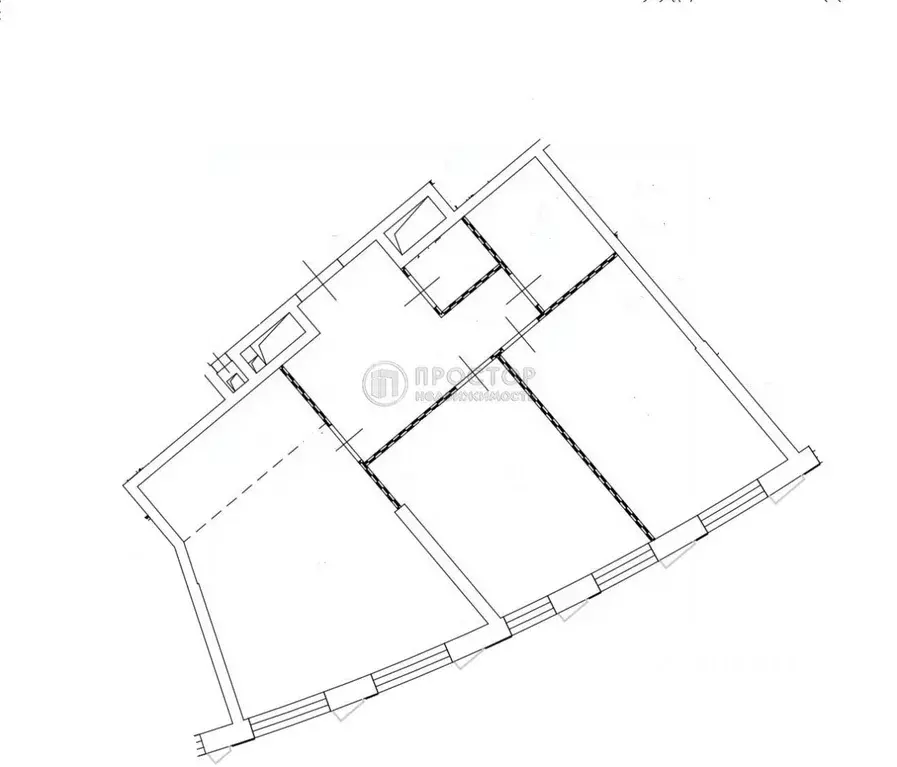 3-к кв. Москва ул. Лобачевского, 120к1 (69.0 м) - Фото 1