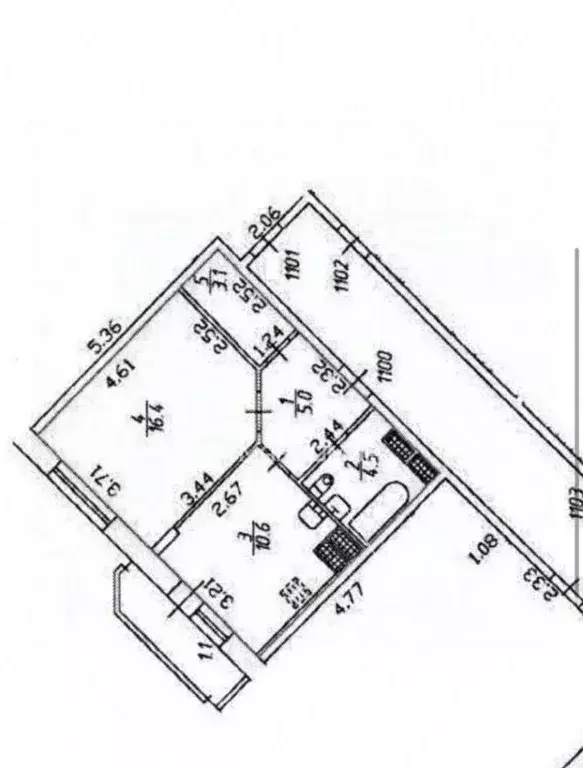 1-к кв. Санкт-Петербург пос. Парголово, ул. Федора Абрамова, 8 (39.6 ... - Фото 2