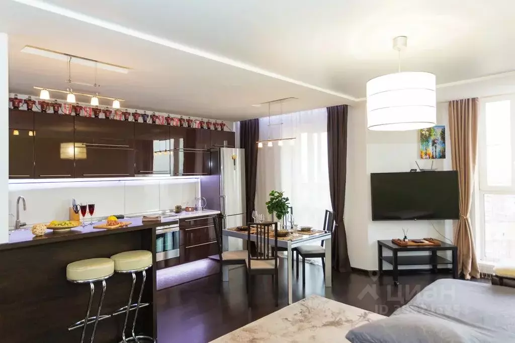 Студия Новосибирская область, Новосибирск Горский мкр, 8 (45.0 м) - Фото 2