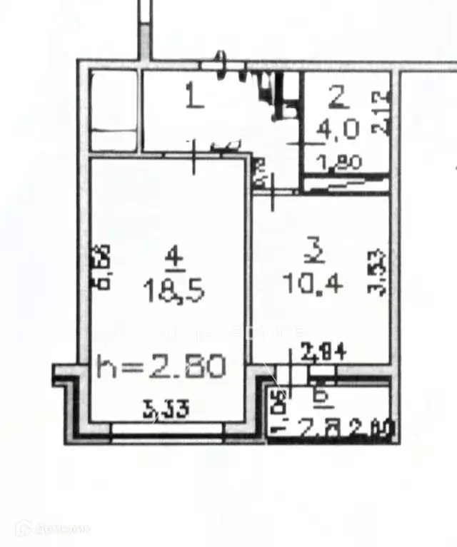 Продаётся 1-к квартира, 43 м - Фото 1