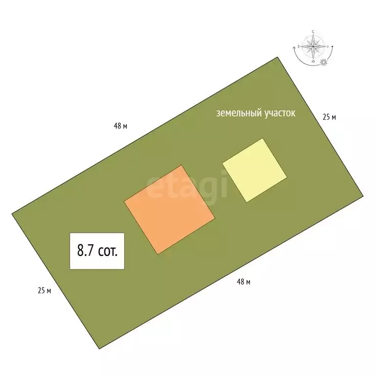 Дом в Искитимский район, Мичуринский сельсовет, СНТ Агролес, Лесная ... - Фото 1