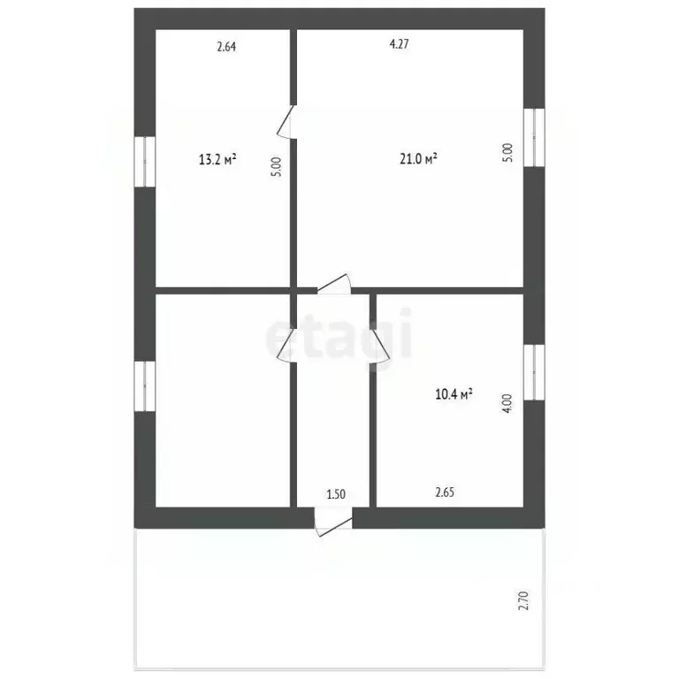 Дом в Тюменская область, Ярковский муниципальный округ, д. Щучья ул. ... - Фото 1