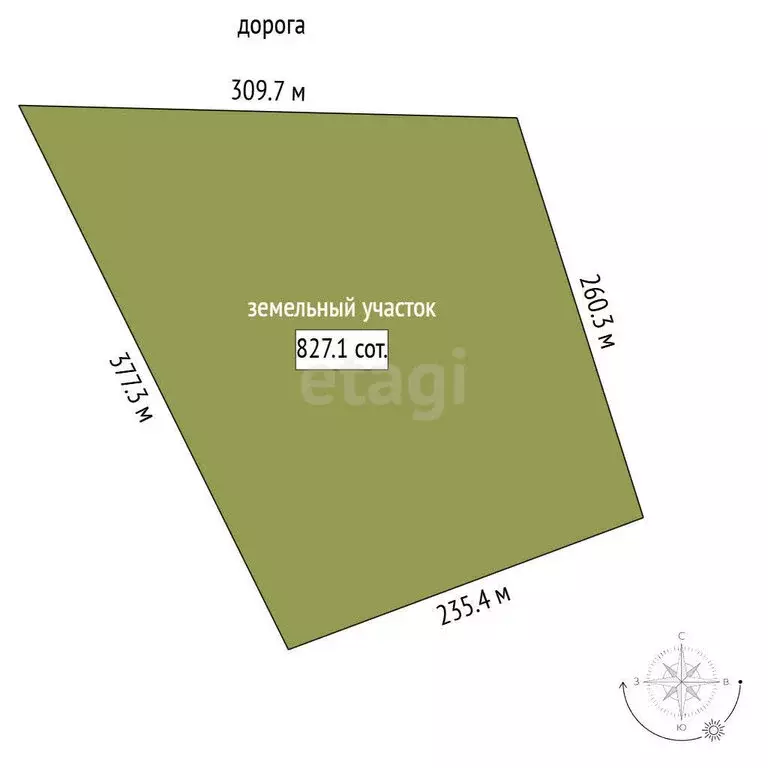 Участок в Феодосия, Станционная улица (827 м) - Фото 1