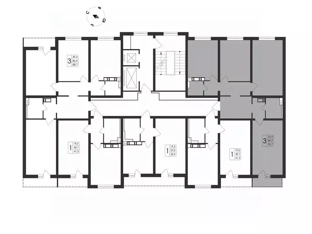 3-к кв. Воронежская область, Воронеж Первое Мая мкр, Май жилой ... - Фото 2