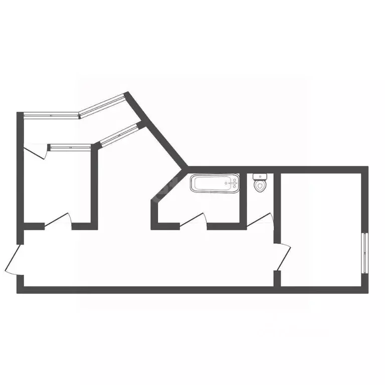 2-к кв. Владимирская область, Ковров Еловая ул., 98 (66.2 м) - Фото 2