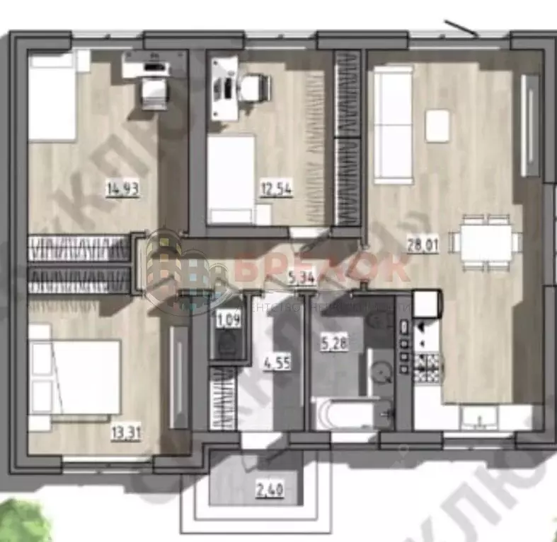 Дом в Ростовская область, Азовский район, Обильненское с/пос, пос. ... - Фото 1