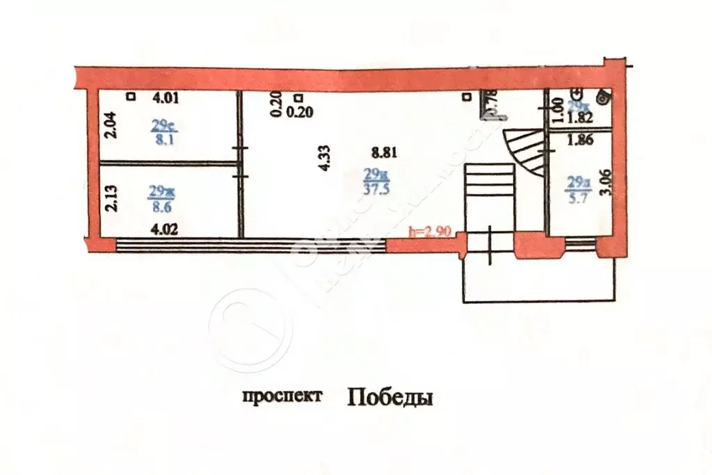 Помещение свободного назначения в Пензенская область, Пенза просп. ... - Фото 2