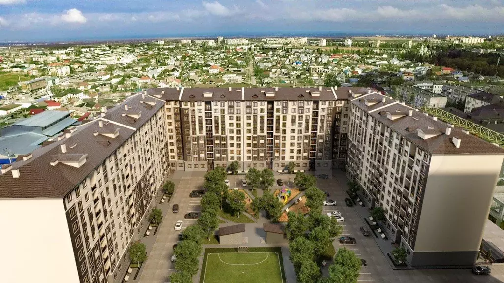 1-к. квартира, 43.8 м, 10/11 эт. - Фото 1