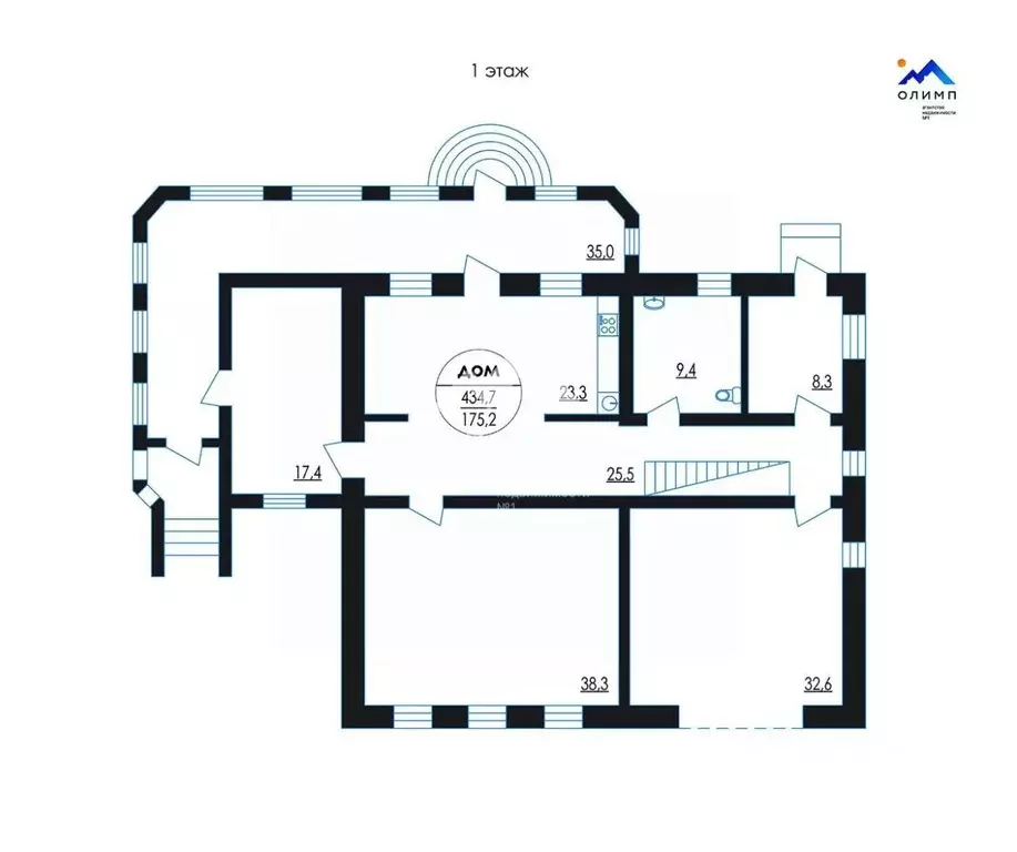 Дом в Вологодская область, д. Ильинское (Октябрьский сельсовет) ул. ... - Фото 1