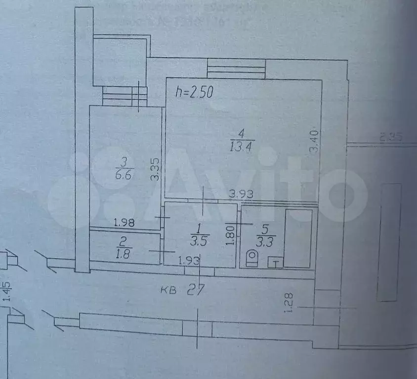 1-к. квартира, 31 м, 2/9 эт. - Фото 0