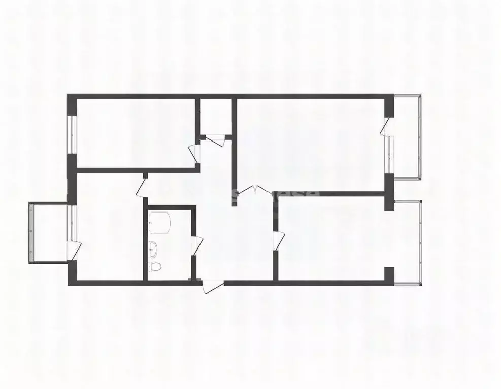 3-к кв. Севастополь ул. Молодых Строителей, 14 (70.0 м) - Фото 1