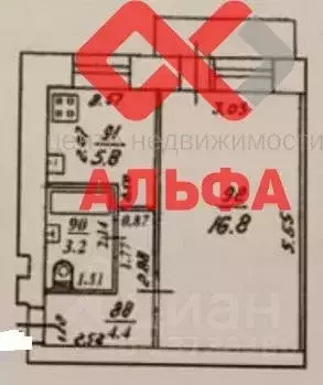 1-к кв. Кировская область, Киров ул. Сурикова, 7а (30.2 м) - Фото 1