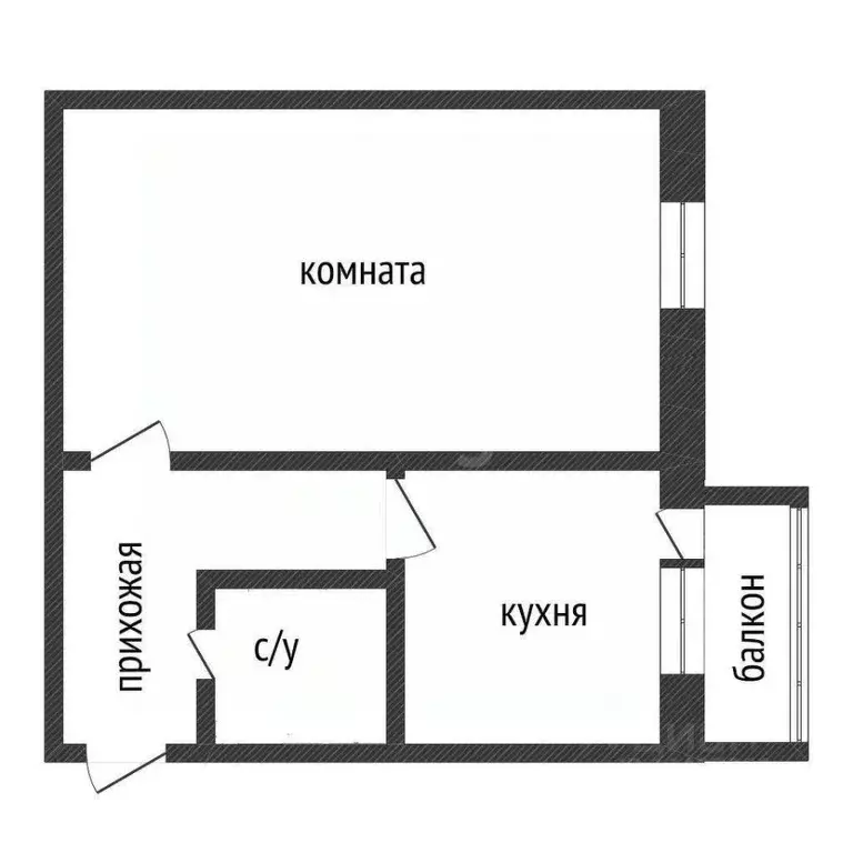 1-к кв. Курганская область, Курган Солнечный бул., 25к2 (40.9 м) - Фото 2