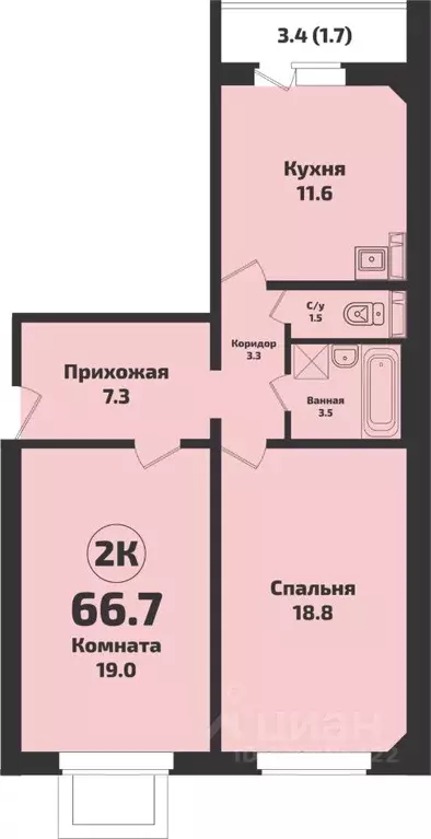 3-к кв. Новосибирская область, Новосибирский район, Станционный ... - Фото 0