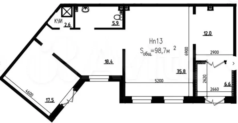 Продажа помещения свободного назначения 174 м2 - Фото 0