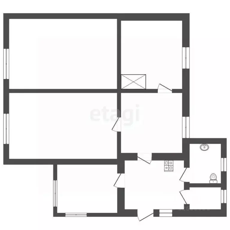 Дом в Костромская область, Кострома проезд 2-й Речной, 10 (56 м) - Фото 1