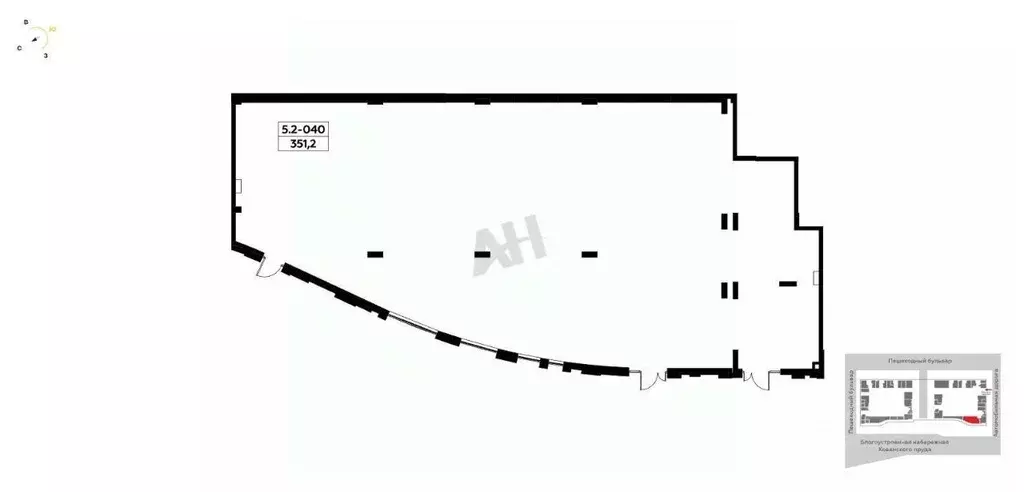 Помещение свободного назначения в Москва просп. Прокшинский, 7 (351 м) - Фото 2