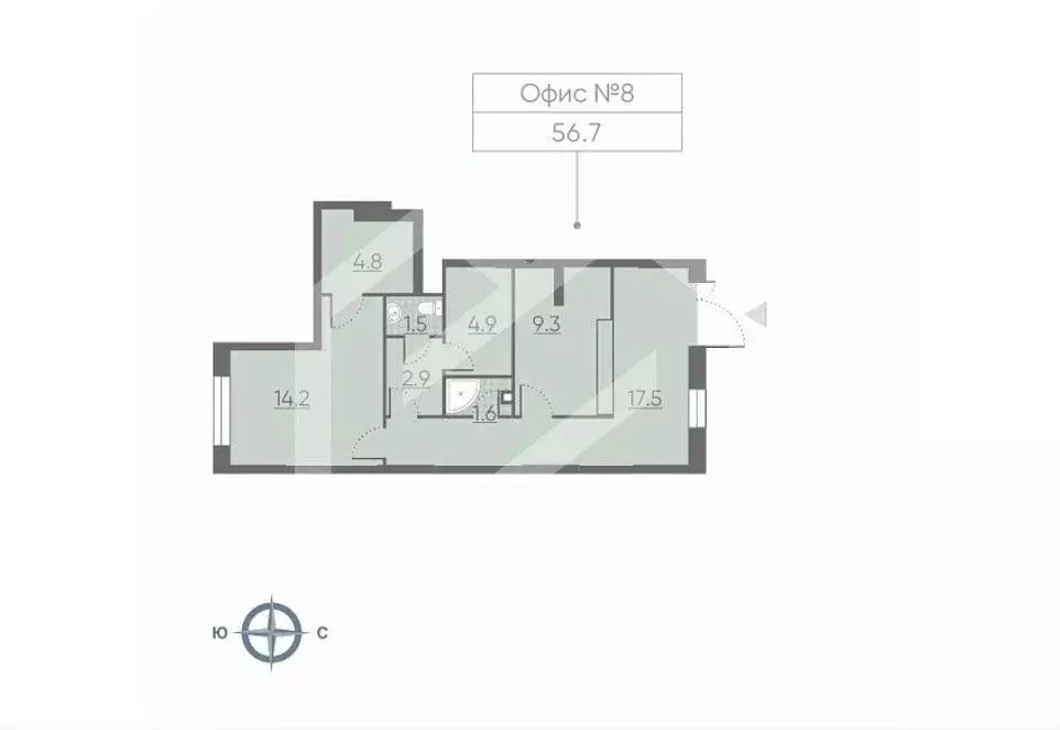 Торговая площадь в Москва Производственная ул., 19к1 (57 м) - Фото 2