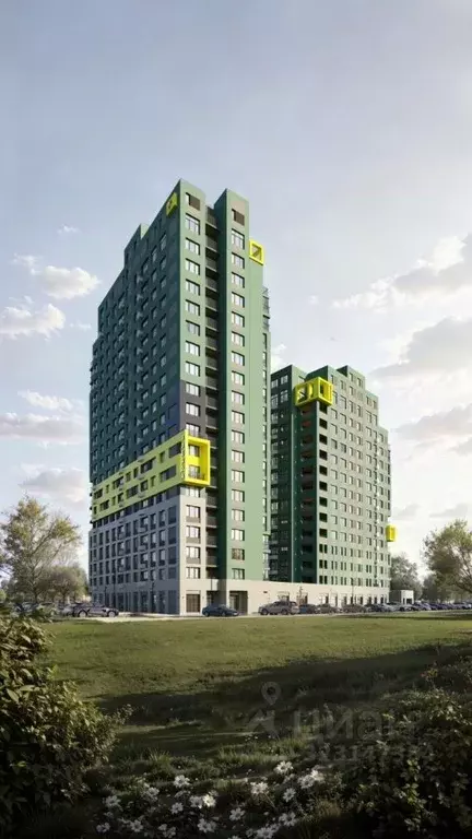 2-к кв. Тюменская область, Тюмень ДОК мкр, ул. Рылеева, 31 (73.69 м) - Фото 2